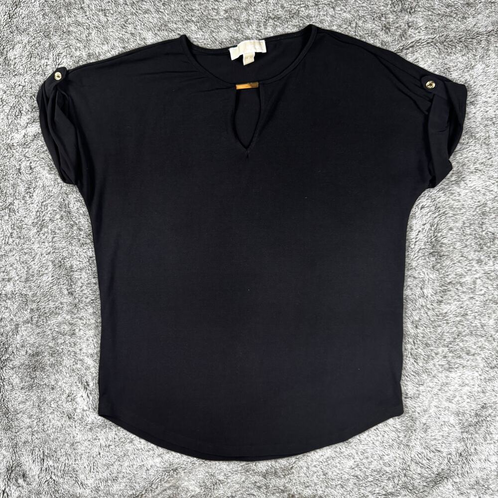 Michael Kors T-Shirt Blouse Women's Small Black